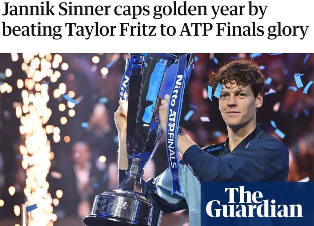 年终总决赛横扫美网,辛纳带队取胜 年终总决赛横扫美网,辛纳带队取胜